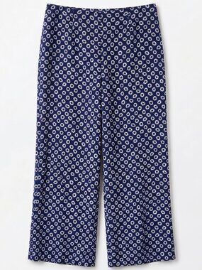 Talbots Navy Blue Wide Leg Pants